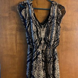 Womens sequin shorts jumper.